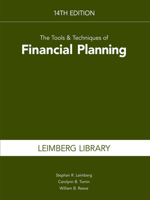 cover image of The Tools & Techniques of Financial Planning, 1